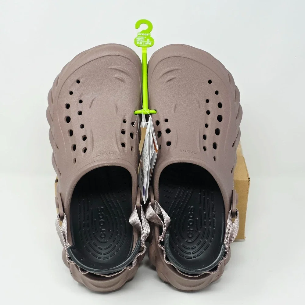 Crocs Echo Clog Brown Men's Size 8 / Women's Size 10 Slip On Sandal 207937-0LF